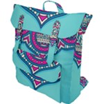Mandala blue Buckle Up Backpack