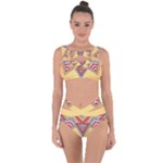 Mandala sun Bandaged Up Bikini Set 