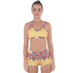 Mandala sun Racerback Boyleg Bikini Set