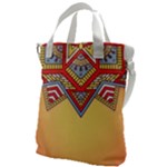 Mandala sun Canvas Messenger Bag