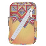 Mandala sun Belt Pouch Bag (Large)