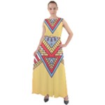 Mandala sun Chiffon Mesh Boho Maxi Dress