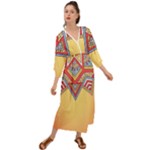 Mandala sun Grecian Style  Maxi Dress