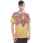 Mandala sun Men s Polo T-Shirt