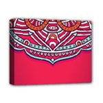 Mandala red Deluxe Canvas 14  x 11  (Stretched)