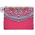 Mandala red Canvas Cosmetic Bag (XXL)