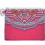 Mandala red Canvas Cosmetic Bag (XXXL)