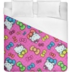 Hello Kitty, Cute, Pattern Duvet Cover (King Size)