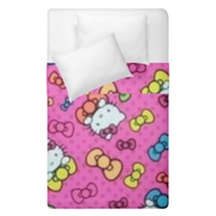 Hello Kitty, Cute, Pattern Duvet Cover Double Side (Single Size) from UrbanLoad.com