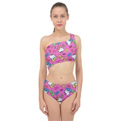 Spliced Up Two Piece Swimsuit 
