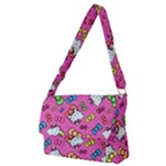 Hello Kitty, Cute, Pattern Full Print Messenger Bag (M)