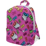 Hello Kitty, Cute, Pattern Zip Up Backpack