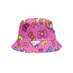 Hello Kitty, Cute, Pattern Bucket Hat (Kids)