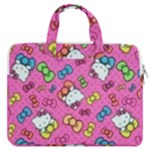 Hello Kitty, Cute, Pattern MacBook Pro 15  Double Pocket Laptop Bag 