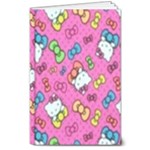 Hello Kitty, Cute, Pattern 8  x 10  Hardcover Notebook