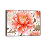 Flowers Plants Sample Design Rose Garden Flower Decoration Love Romance Bouquet Mini Canvas 7  x 5  (Stretched)