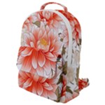 Flowers Plants Sample Design Rose Garden Flower Decoration Love Romance Bouquet Flap Pocket Backpack (Small)