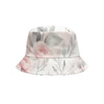 Light Grey and Pink Floral Bucket Hat (Kids)