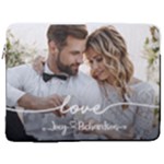 Personalized Photo Love Names Laptop Sleeve Case with Pocket 17  Vertical Laptop Sleeve Case With Pocket