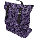 Enigmatic Plum Mosaic Buckle Up Backpack