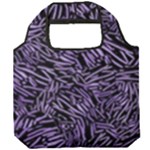 Enigmatic Plum Mosaic Foldable Grocery Recycle Bag