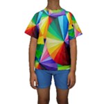 bring colors to your day Kids  Short Sleeve Swimwear