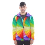 bring colors to your day Men s Hooded Windbreaker