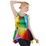 bring colors to your day Side Drop Tank Tunic