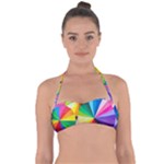 bring colors to your day Tie Back Bikini Top