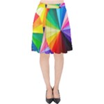 bring colors to your day Velvet High Waist Skirt