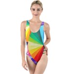 bring colors to your day High Leg Strappy Swimsuit
