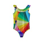 bring colors to your day Kids  Frill Swimsuit