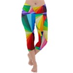 bring colors to your day Lightweight Velour Capri Yoga Leggings