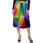 bring colors to your day Classic Velour Midi Skirt 