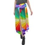 bring colors to your day Velour Split Maxi Skirt