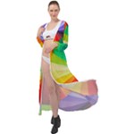 bring colors to your day Maxi Chiffon Beach Wrap