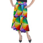 bring colors to your day Midi Mermaid Skirt
