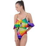 bring colors to your day Drape Piece Swimsuit