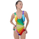 bring colors to your day Side Cut Out Swimsuit