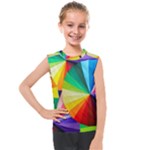 bring colors to your day Kids  Mesh Tank Top