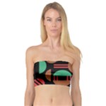 Abstract Geometric Pattern Bandeau Top