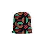 Abstract Geometric Pattern Drawstring Pouch (Small)