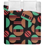 Abstract Geometric Pattern Duvet Cover Double Side (California King Size)