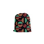 Abstract Geometric Pattern Drawstring Pouch (XS)