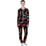 Abstract Geometric Pattern Casual Jacket and Pants Set