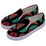 Abstract Geometric Pattern Kids  Canvas Slip Ons