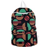 Abstract Geometric Pattern Foldable Lightweight Backpack
