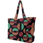 Abstract Geometric Pattern Simple Shoulder Bag