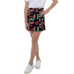 Abstract Geometric Pattern Kids  Tennis Skirt