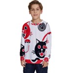 Cat Little Ball Animal Kids  Crewneck Sweatshirt